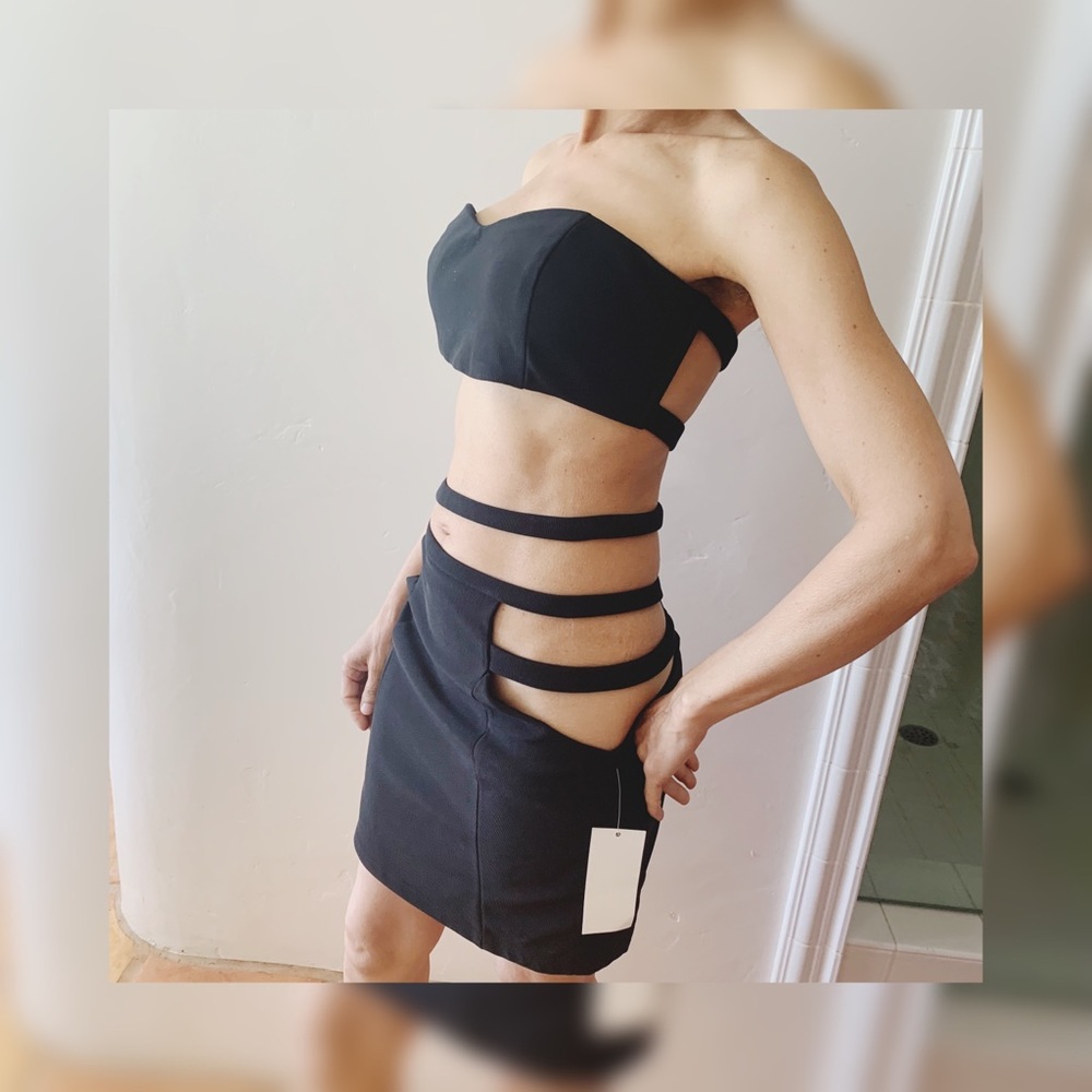 Tobi Black Cutout Dress